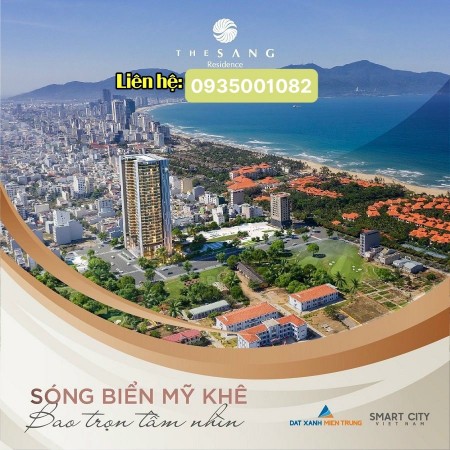 Căn hộ cao cấp The Sang Residence view biển Mỹ Khê, ngay trung tâm tp Đà Nẵng