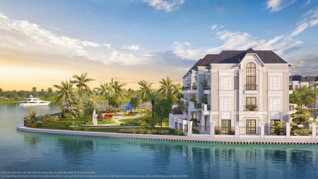 Bán căn biệt thự đẹp nhất, giá tốt nhất Vinhomes Quận 9, mặt sông, bến du thuyền