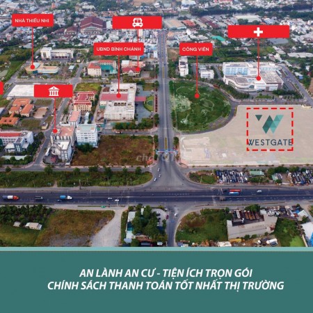 50 Suất đầu tiên giá ưu đãi căn hộ WESTGATE của chủ đầu tư An Gia
