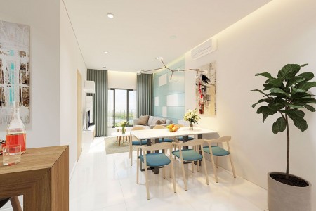 Cho thuê căn hộ chung cư FLC 18 Phạm Hùng. 2 PN,2VS. Đầy đủ nội thất.