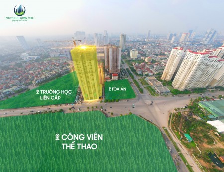 Phú Thịnh Green Park chung cư tiện ích ngoại khu đỉnh nhất Hà Đông, giá 2 tỷ, 3 pn
