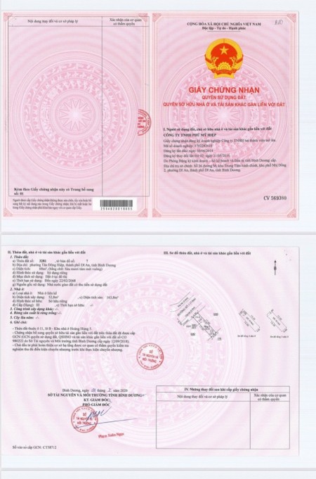 Bán nhà dt 68m2, 1 lầu 2 trệt, tại Tân Đông Hiệp nội thất cơ bản, giá 3 tỷ