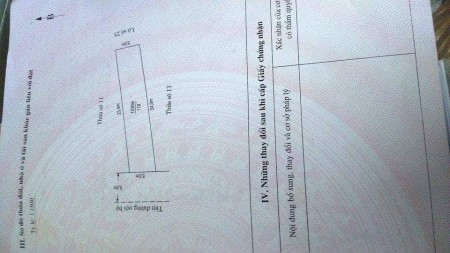 Chính chủ gửi bán lô đất tại Đặng Cương An Dương Hải Phòng, dt 118m2