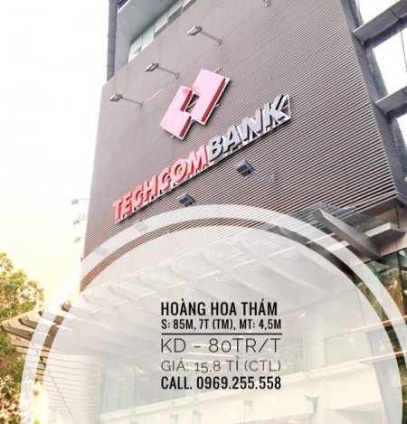 Bán nhà siêu phẩm nhà mặt phố Quận Ba Đình, 7 tầng, kinh doanh, dt 85m2, giá 15.8 tỷ