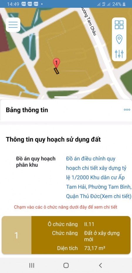 Nhà nguyên căn hẻm 2.5m đường Tam Châu, sổ hồng riêng, dt 73m2 (5x14.6)