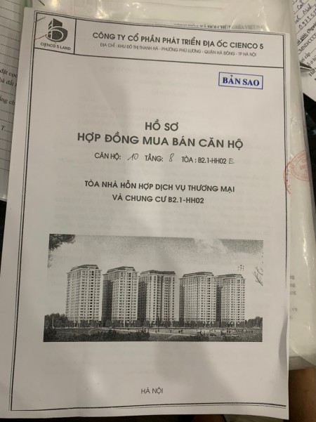 Bán Căn Hộ Chung Cư Fuld Nội Thất Tại KĐT Thanh Hà Cienco 5 Mường THanh Hà Đông