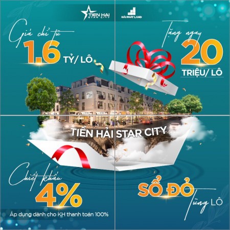 ️ Chính thức mở bán đất nền Tiền Hải - Thái Bình cạnh Khu Công Nghiệp Viglacera