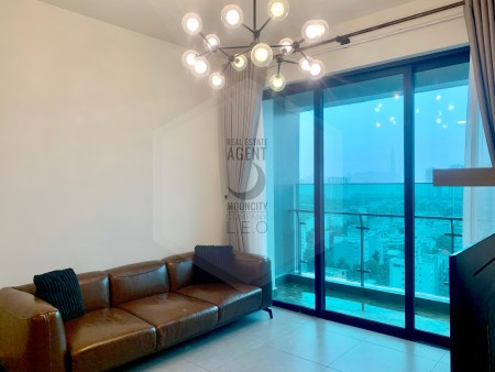 Cho thuê căn hộ cao cấp 2 phòng ngủ, có sẵn đầy đủ nội thất, dt 76m2