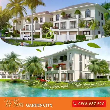 Khu đô thị xanh cho lá phổi cử bạn, dự án Từ Sơn Garden City