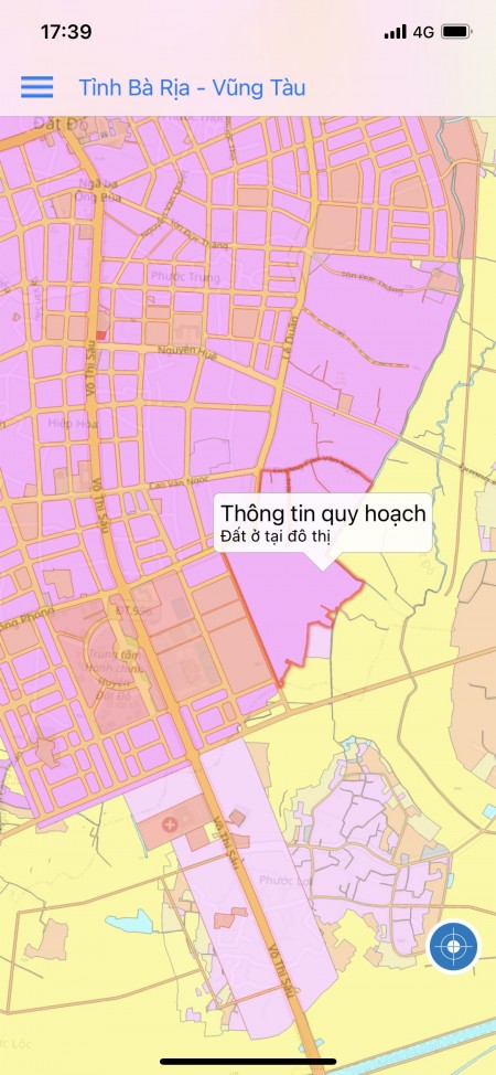 Đất biệt thự phủ hồng toàn bộ phù hợp xây biệt thự ở hoặc đầu tư, mặt tiền lớn