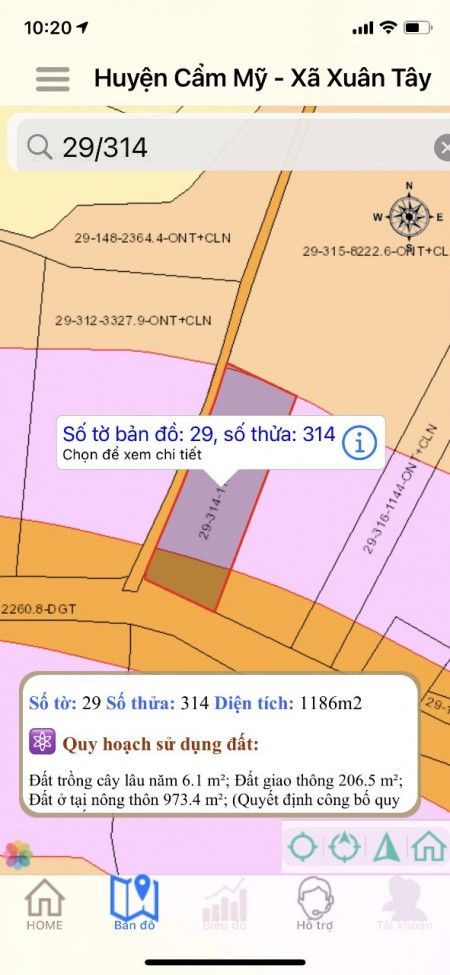 20 mét mặt tiền đường nhựa, nở hậu, Cơ hội đầu tư lớn với lô đất tại Cẩm Mỹ, Đồng Nai.