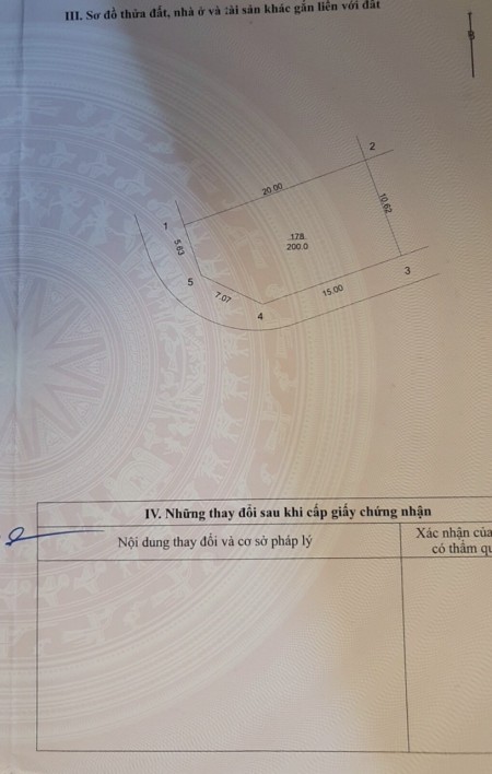 Cần bán lô góc 200m2 mặt đường đôi Tái Định Cư Đại Học Quốc Gia