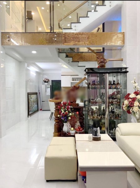 Nhà (4.3*12.3m/4 tầng) hẻm xe ôtô vào tận cửa đường Hưng Phú Phường 10 Quận 8