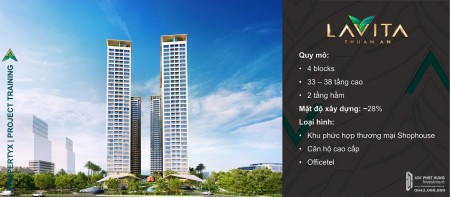 BÁN CĂN HỘ LAVITA THUẬN AN, THANH TOÁN 30% NHẬN NHÀ