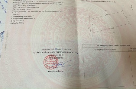 Cần bán lô đất Liên Nghĩa Văn Giang, khu dân cư, nở hậu, lhcc