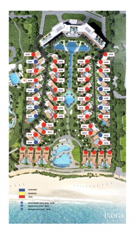 Bán biệt thự biển Ixora Hồ Tràm Strip gd1, căn villa 3PN 18 tỷ có hồ bơi, hồ Jacuzzi riêng