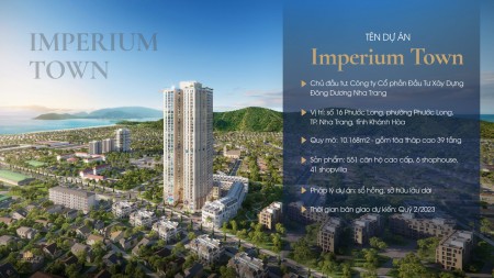 Booking giữ chỗ căn hộ chung cư cao cấp sở hữu lâu dài - Imperium Town Nha Trang