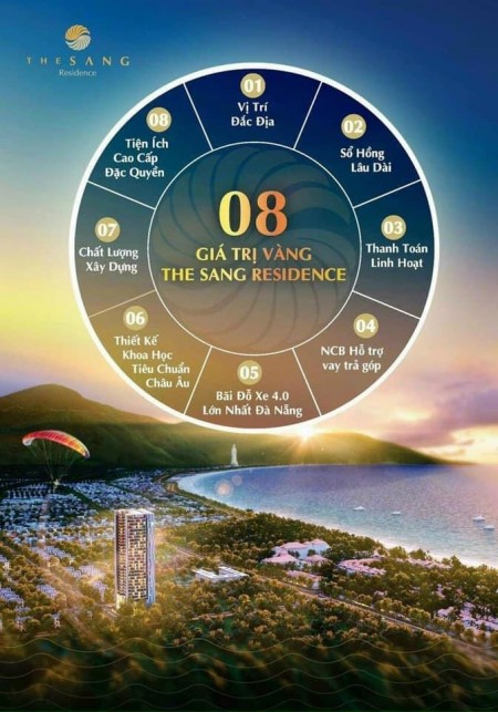 Căn hộ địa thế đẹp chưa từng có, tại The Sang Residence với 7 ưu điểm nổi bật
