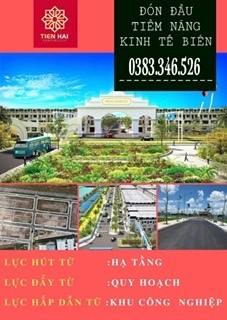 Mở bán suất ngoại giao dự án Tiền Hải Center City giá đầu tư, giá 22 triệu/m2 chiết khấu cao