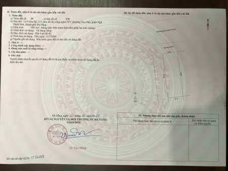 Cần bán đất nền tại khô đô thị FPT khu V2 ngay sát đại học FPT