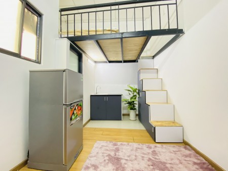 Phòng gác lửng, full nội thất Phan Văn Trị ngay đại học Văn Lang, giá 4.3 triệu/tháng