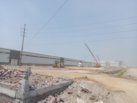 Cho thuê xưởng dt 13000m2 tại Phố Nối A, xã Ngọc Long, Yên Mỹ, Hưng Yên khuôn viên 20.000m2