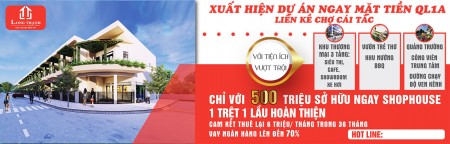 Sở hữu ngay căn shophouse liền kề chợ Cái Tắc-Hậu Giang