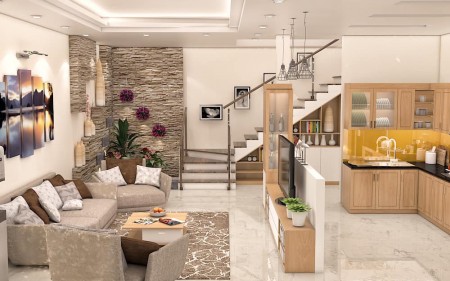 Bán gấp nhà phố Vĩnh Hưng, 45m2x5 tầng, sát phố trước nhà rộng 4m.