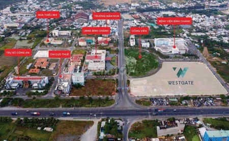 Giữ chỗ Căn Hộ Cao Cấp West Gate, Quận Bình Chánh, giá bán 1.9 tỷ, lhcc