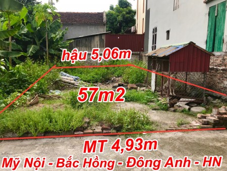 Cần bán mảnh đất đẹp 57m2 Mỹ Nội Bắc Hồng huyện Đông Anh, đường rộng 3.5m