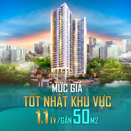 Chỉ với 150tr bạn đã sỡ hữu căn hộ 3 mặt tiền, giá bán 1.1 tỷ, lhcc