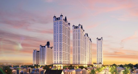 The Jade Orchird tận hưởng tâm nhìn panorama, view cầu Nhật Tân, sông hồng 4 mặt thoáng