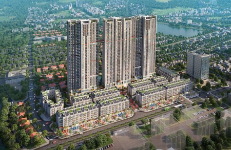 Bán Shophouse The Terra An Hưng mp Tố Hữu Hà Đông, lô góc dt 95m2, 7 tầng, giá 21 tỷ