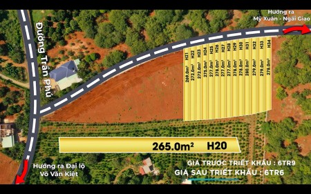 Bán lô đất ngay khu công nghiệp, diện tích 272m2 tại khu phố 3, dt 275m2