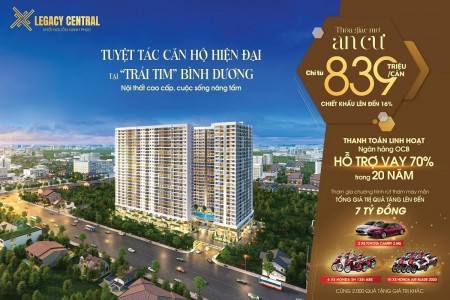 Sở hữu căn hộ ngay trung tâm TP. Thuận An chỉ 168 Tr liên hệ 0969 119 772