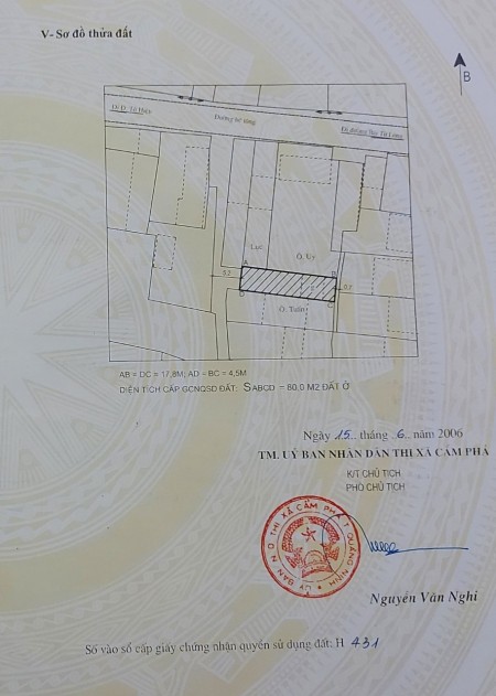 Bán đất tặng nhà tại Phường Cẩm Trung, Cẩm Phả, Quảng Ninh