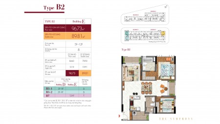 Duy nhất 1 căn góc bán giá gốc – Midtown Phú Mỹ Hưng, 2 PN, 98 m2. Nhà cơ bản