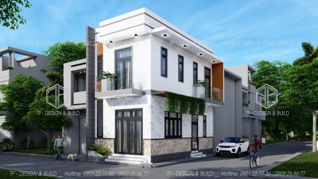 Bán nhà góc hai mặt tiền 1 Trệt 1 Lầu dtsd 48,2m2 Đường Nguyễn Thông