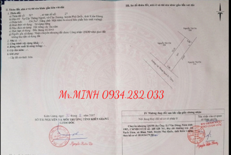 Đất lô góc 2 mặt tiền cây Thông ngoài, tại Phú Quốc, dt 134m2 giá 2,5 tỷ