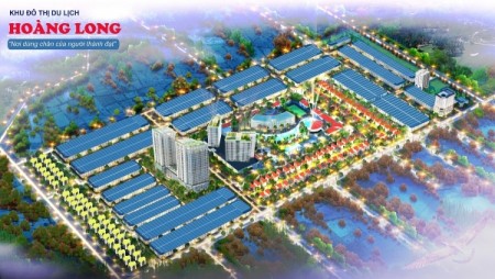 Đất block A4 dự án khu đô thị Hoàng Long, gián bán 28 triệu/m2, đường trước lớn