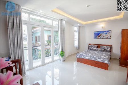 Căn Hộ Ban Công, Cao Cấp Full Ánh Sáng - 5' Đi CV. THỎ TRẮNG