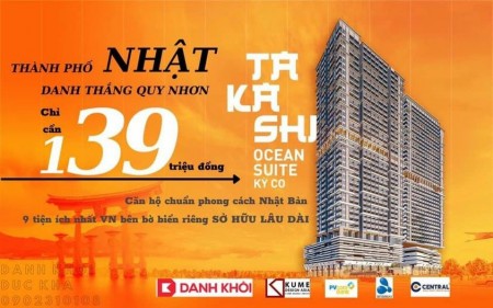 Căn hộ view biển Quy Nhơn - Takashi Ocean Suite Kỳ Co - Bản sắc Nhật bên Vịnh Thiên Đường