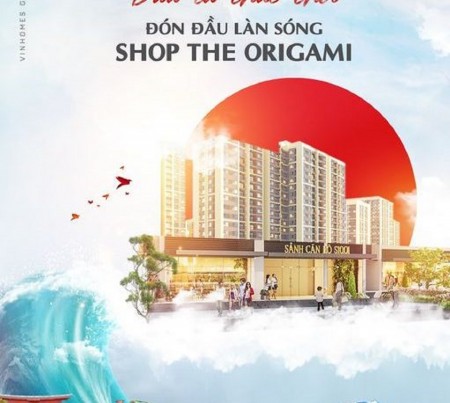 Sắp ra mắt shophouse khối đế The Origamu cửa Vinhomes Grand Park, giá bán cực hấp dẫn