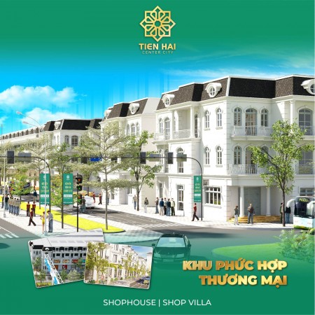 Tiền Hải Center City tổ hợp tiện ích hiện đại duy nhất tại Tiền Hải, hạ tầng hoàn thiện