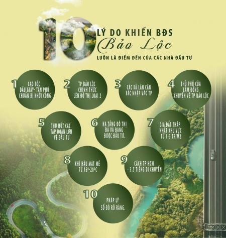 Bán đất nền Bảo Lộc Lâm Đồng, đất được quy hoạch thổ cư 100%, chính chủ