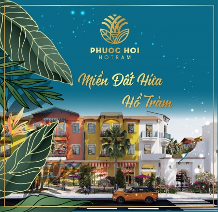 Mở bán đất nền sổ đỏ ven biển Hồ Tràm giá chỉ từ 1tỷ5, trả trước 35%