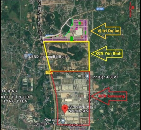 Đất đấu giá khu vực Hồng Tiến, Phổ Yên, Thái Nguyên, thủ tục pháp lý rõ ràng