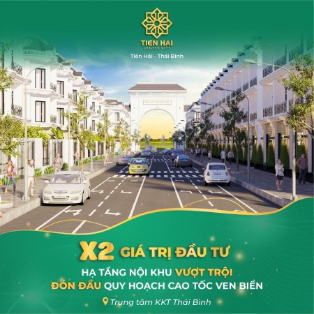 Dự án Tiền Hải Center City Thái Bình, hỗ trợ lãi suất 0% trong 18 tháng chiết khấu cao, lhcc