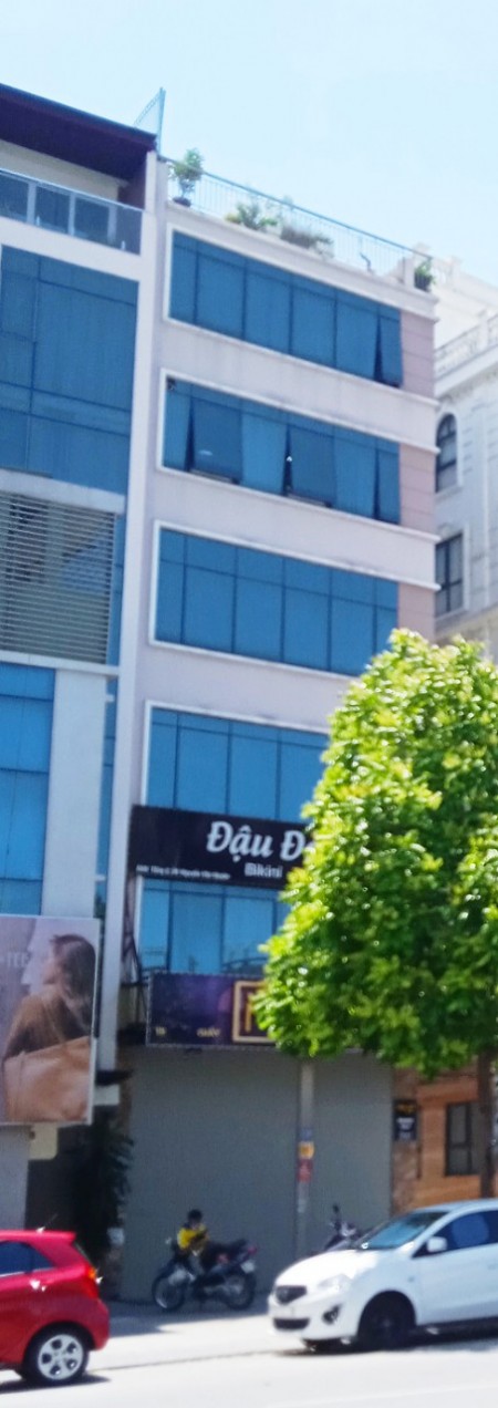Mặt phố Khương Đình dt 76m2, 7 tầng, thang máy, vỉa hè 4m, cây xanh cực mát giá 16 tỷ
