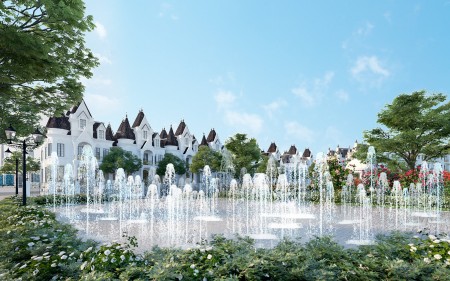 Khu đô thị kiểu mẫu Helianthus Center Red River – Biệt Thự Lâu Đài đầu tiên tại Vimefulland Đông Anh.